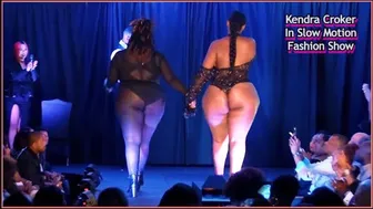 Kendra Crocker In Slow Motion | Miami Swim Week Plus Size Fashion Show #1