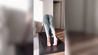 Wall Stretching Yoga Flow #6