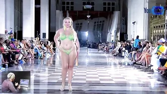 Women's Plus Size Swimwear | Hot Styles Fashion Show 2024 | Front And Back Walk #6