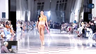 Women's Plus Size Swimwear | Hot Styles Fashion Show 2024 | Front And Back Walk #8