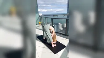 Balcony Yoga Stretching #2