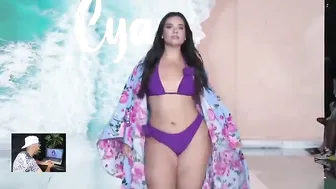 Best Of Olyria Clouds Walks In Swimwear - Miami Swim Week 2024 | Plus Size Fashion Show #4