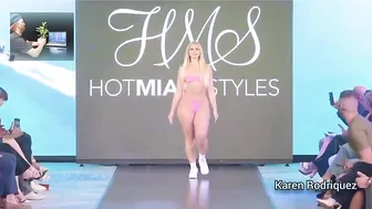 Karen Rodriguez In Slow Motion | Hot Miami Styles | Fashion Show 2024 #8