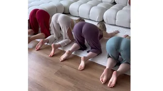 Arch Stretching 4 Girl Yoga