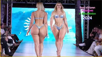 Best Of karen Rodriguez Walks In Slow Motion | Goalden Swimwear Fashion Show 2024