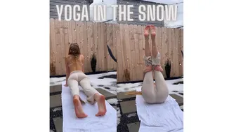 Yoga Flow in the Snow