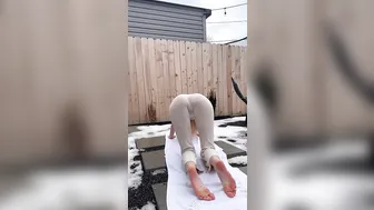 Yoga Flow in the Snow #10