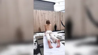 Yoga Flow in the Snow #3