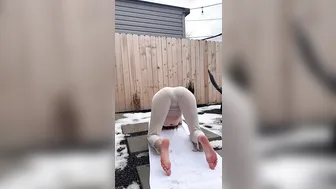 Yoga Flow in the Snow #4