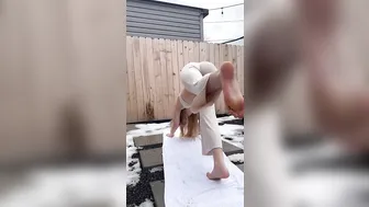 Yoga Flow in the Snow #8