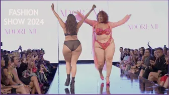 Plus Size Fashion Show - Women's Latest Gorgeous Lingerie - Front And Back Walk #1