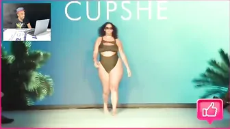 Plus Size Curvy Women's Walking in Swimwear - Fashion Show 2023 #4