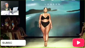 Plus Size Curvy Women's Walking in Swimwear - Fashion Show 2023 #5