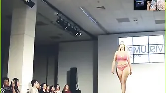 Massive Female Models Walking in Lingerie - Plus Size Fashion Show #2