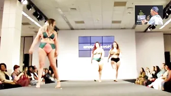 Plus Size Women's Latest Gorgeous Swimwear | Fashion Show #9