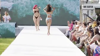 Bianca Romain Vs Chloe Renae In Slow Motion | Breezy Bowl Swim Week 2024 | Fashion Show #2