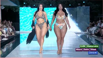 Erifili Sfakianakis Walks In Swimwear | Miami Swim Week 2024 - Plus Size Fashion Show