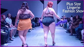 Empowering Elegance - Plus-Size Women's Lingerie Fashion Show 2023