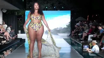 Veronica Pearl In Slow Motion | Exclusive Swimwear Plus Size Fashion Show #7