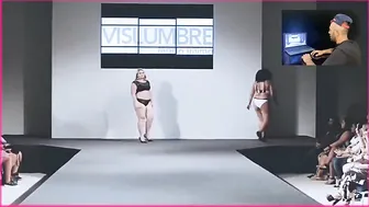 BBW Plus Size Model In Lingerie Fashion Show 2023 #2