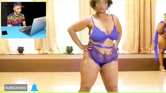 Plus Size Curvy Women's Walking in Lingerie - Plus Size Fashion Show #3