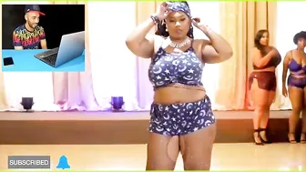 Plus Size Curvy Women's Walking in Lingerie - Plus Size Fashion Show #4