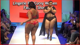 Plus-Size Models Put The Spotlight On Lingerie For Curvy Women Fashion Show