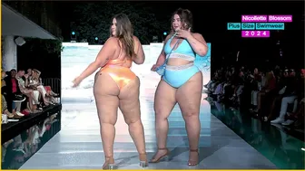 Nicolette Blossom Walks In Swimwear | Miami Swim Week 2024 - Plus Size Fashion Show