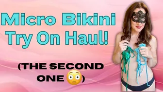 Micro Bikini Try On Haul! | Shein | MomBod