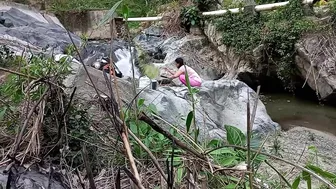 The walk to the Yeh Hoo Jatiluwih Waterfall in Tabanan Bali at night is really cold #4