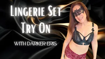 4k Mom Bod Lingerie Set Try On | Masked Mama | Darker Eris