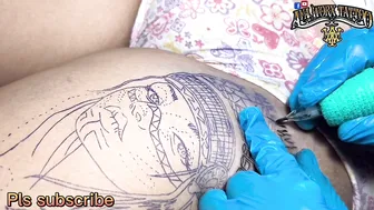 INDIAN TATTOO DESIGN // TIME-LAPSE #4