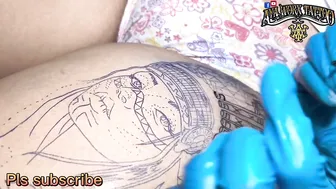 INDIAN TATTOO DESIGN // TIME-LAPSE #5