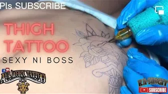 THIGH TATTOO - SEXY NI BOSS #1