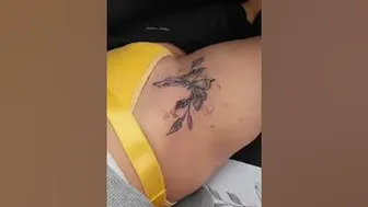 Watch this Butterfly Tattoo - Thigh Tattoo