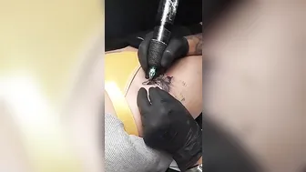 Watch this Butterfly Tattoo - Thigh Tattoo #9