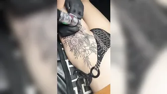 Revealing the true beauty of this Flower and Butterfly Tattoo #4