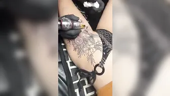 Revealing the true beauty of this Flower and Butterfly Tattoo #5