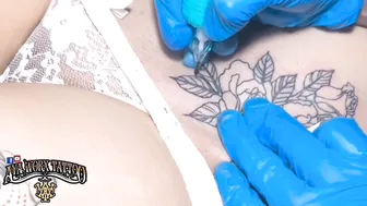 FLORAL TATTOO - BIKINI PART #4