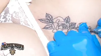 FLORAL TATTOO - BIKINI PART #5