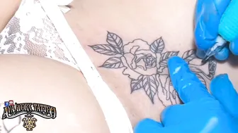 FLORAL TATTOO - BIKINI PART #9