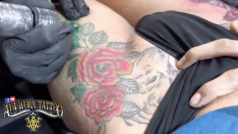 2 SEXY TATTOO WITH BOSS GAB TATTOO #9