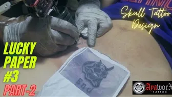 LUCKY PAPER #3 | part.2 - SKULL TATTOO DESIGN