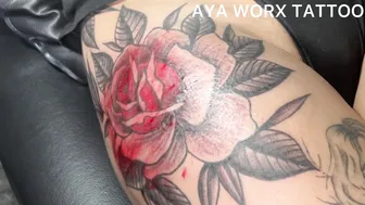 Malaking Bulaklak na TATTOO #10