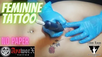 FEMININE TATTOO - NO PAPER part-1 #1