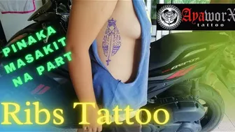 Ribs Tattoo ¦ pinaka masakit sa lahat ng part - mangangaray ka talaga ????