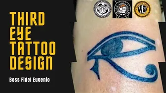 Third eye tattoo design | boss Fidel Eugenio