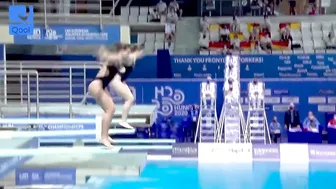 Grace & Katherine - 3m Sync Diving Highlights #6