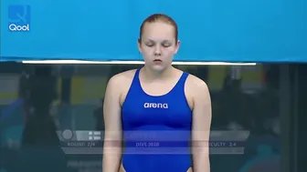 Women's Diving | Roosa Kanerva (Finland) | 1m Springboard | Olympics #4