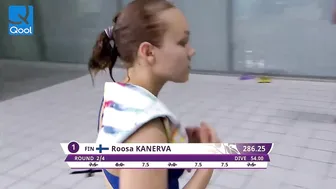 Women's Diving | Roosa Kanerva (Finland) | 1m Springboard | Olympics #6